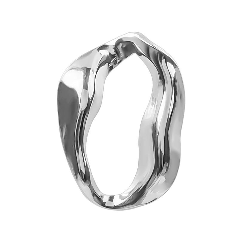 100% Stainless Steel Heart Charms For Jewelry Making Bracelets Earrings Accessories 6pcs/Lot Silver Color Irregular Pendant Bulk
