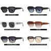  Women Rivets Square Sunglasses Fashion Men Shades UV400 Men Retro Sun Glasses
