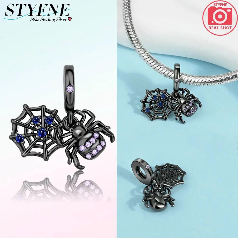 Original Orange Squirrel Cute Animal Pendant Bat Spider Beads Fit Braceletcopper Women Accessory Fine Gift Diy Jewelry