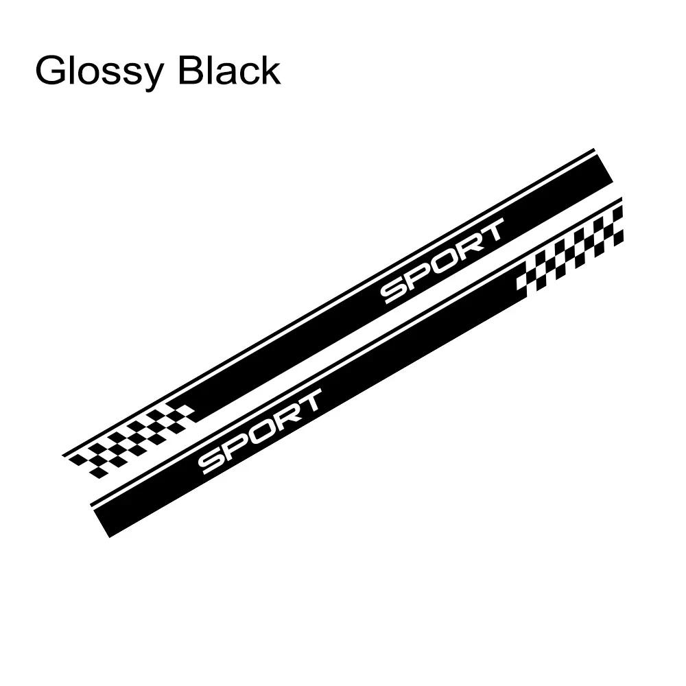 Car Racing Side Body Vinyl Trim Graphic Sticker Decal for MINI Cooper S One JCW F55 F56 F60 R55 R56 R60 Car Exterior Accessories