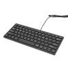 Wired Korean Keyboard 78 Keys Spill Proof USB Plug and Play Slim Lightweight Keyboard for PC Laptop