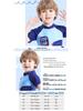Boys' Dinosaur Print Three-Piece Swimsuit Set (2025) - Short Sleeve