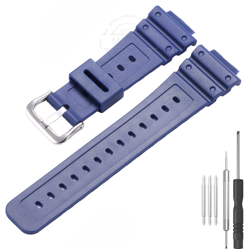 16mm Resin Strap Suitable For Casio DW-5900 DW-6900 5600E GW-M5610 Band Bracelet Pin Buckle Accessories