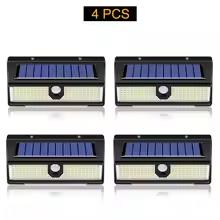 190led Solar Led Light Outdoor Garden Decoration Wall Lamp With 4 Mode IP65 Waterproof Solar Motion Sensor Light For Yard Door