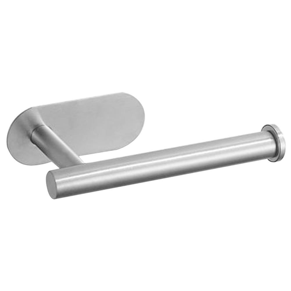 

No Punching Toilet Paper Roll Holder Wall Mounted Toilet Tissue Roll Hanger Rustproof Stainless Steel for Bathroom Kitchen