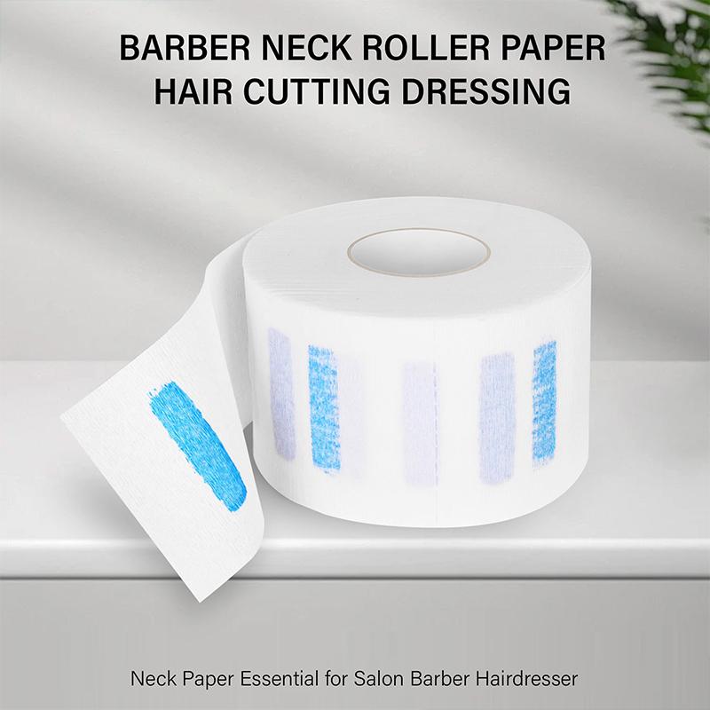 5Roll/1Roll Barber Professional Neck Strips White Disposable Hair Cutting Accessory Stretchy Stretchable Salon Hairdressing Tool