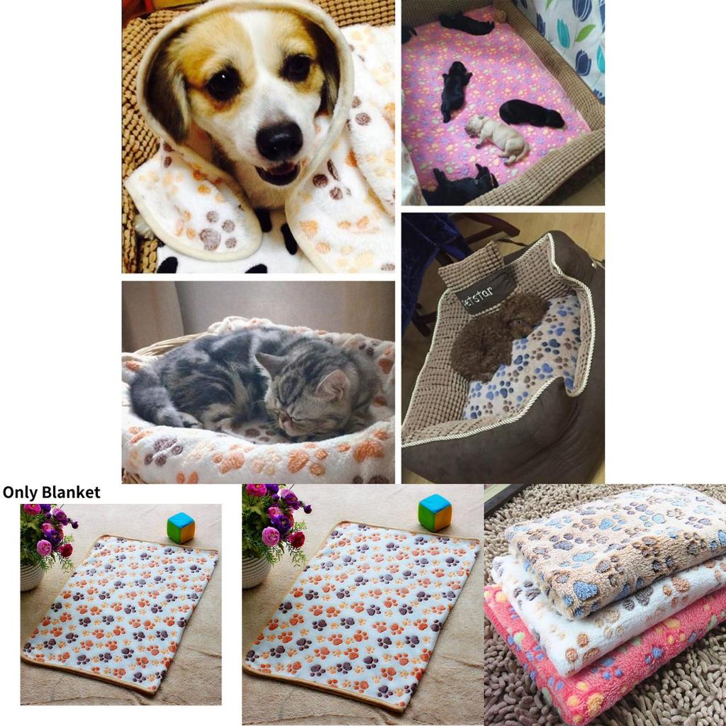 Cozy Plush Pet Blanket For Dogs Available In Multiple Colorful Designs And Sizes