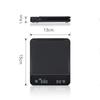 Waterproof Electronic Scale Portable Electric Coffee Scale Digital Espresso Scale Kitchen Scale for Coffee Beans Powder
