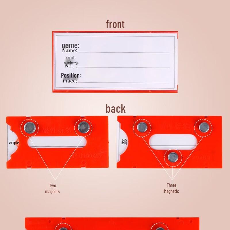Magnetic Warehouse Shelf Label