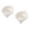 10 Pieces Switch Knobs Microwave Knob Assembly Easy To Install D Shaped Hole Knob Plastic Texture Timer Switch Knob