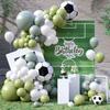 Fußball-Thema Ballon-Girlanden-Set für Geburtstagsfeiern & Wettbewerbe