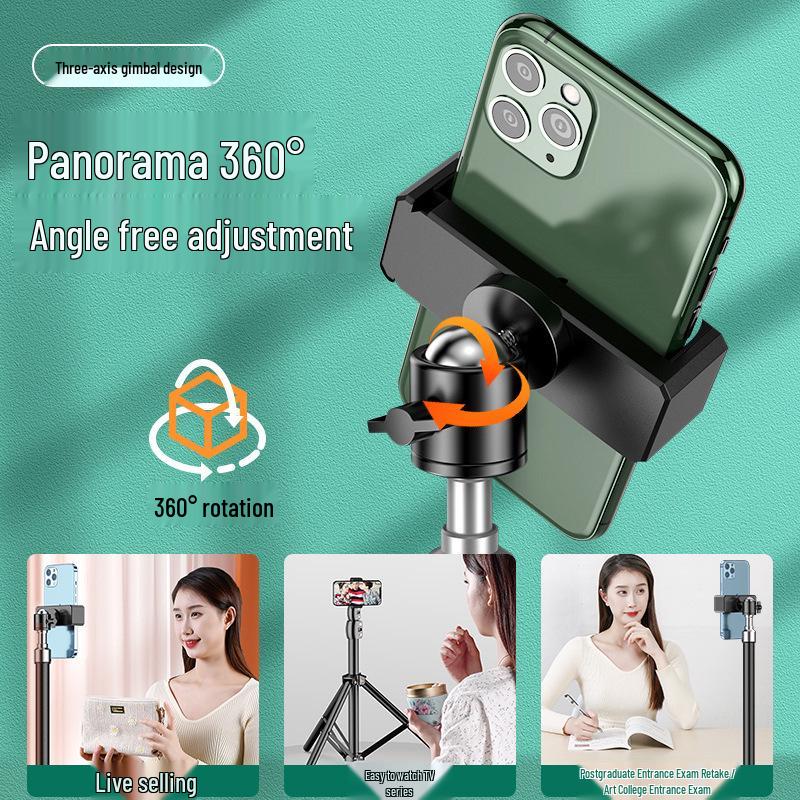Telescopic Phone Holder Tripod for Live Streaming & Photography