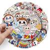 50 La Boo Cartoon Stickers: Personalized, Trendy Decorations for Phone Cases, Computers, Water Cups, and More