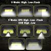 2000LM New COB Soft Lighting Headlights USB Rechargeable Fishing Lights Outdoor Camping Head-mounted Strong Headlights