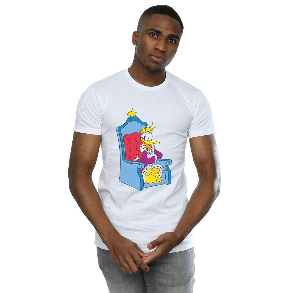 Disney Mens Donald Duck King Donald T-Shirt