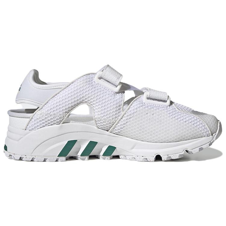 New EQT93 Sandal Adidas 'Cloud White Green' GZ7199
