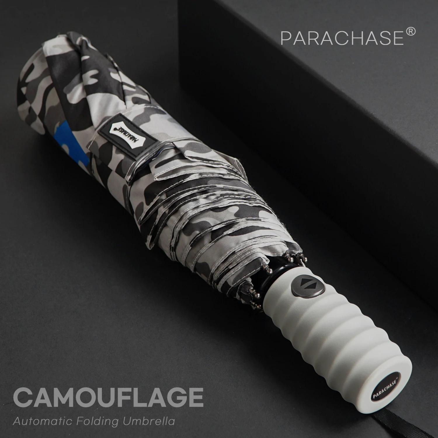 

Большой складной автоматический зонт, ветрозащитный, прочный, для путешествий, на открытом воздухе, для гольфа, большой складной зонт для мужчин и женщин серый