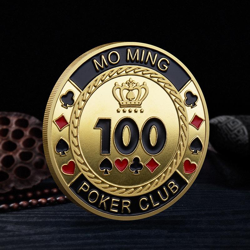 

Challenge Coins Пам’ятні монети King Лас-Вегас Покерні фішки Lucky Card Holder Collection Coins