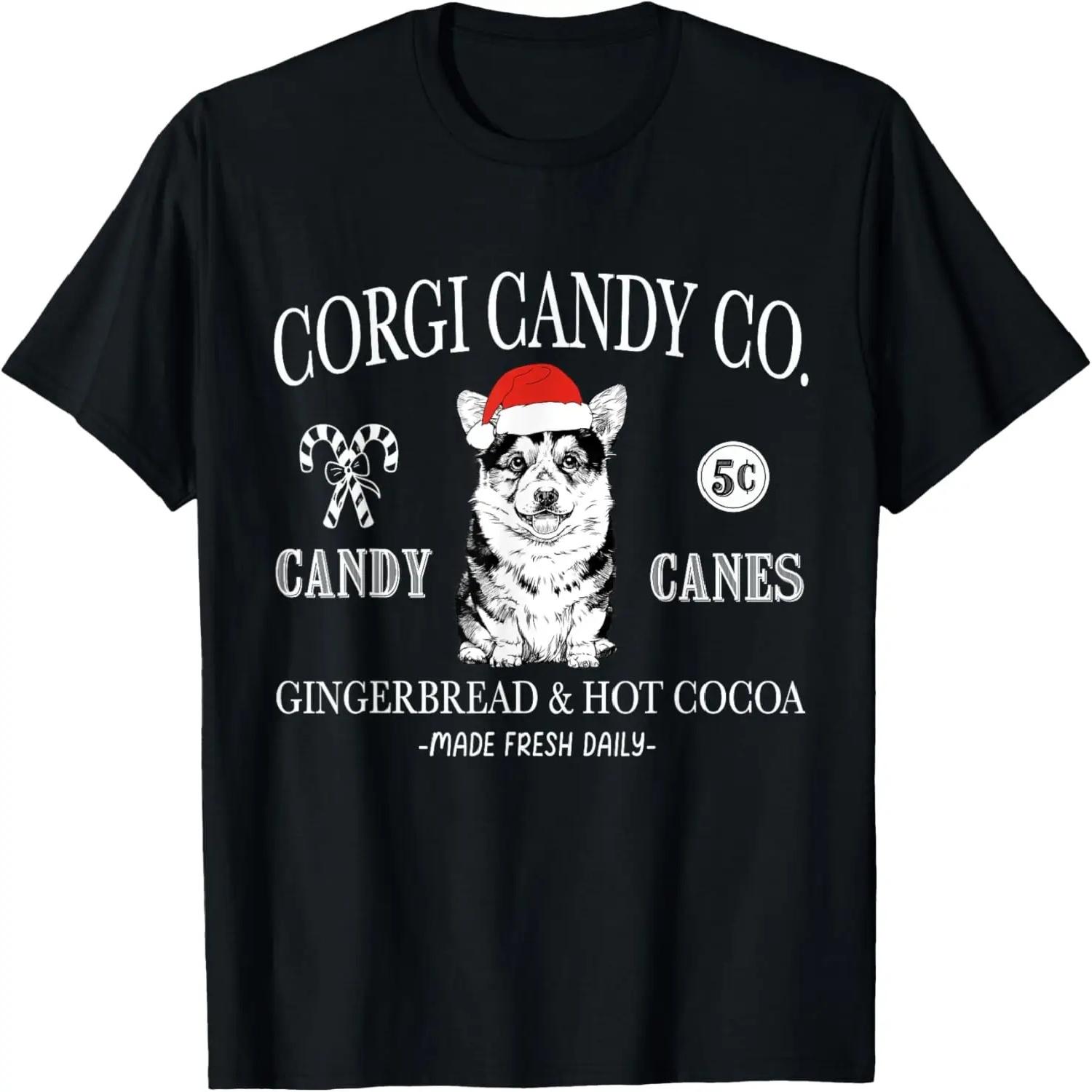 

Funny Santa Tri Color Corgi Mom Christmas Vintage Holiday T-Shirt XXXXXL чорний