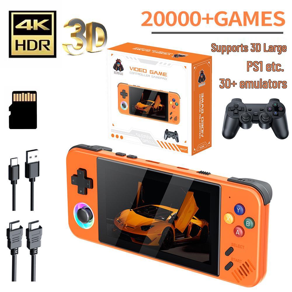 Retro M41 Handheld Game Console: 4.2" HD IPS Screen, Open Source, Nostalgic Portable Controller