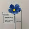 6/8/10pcs Handcrafted Ceramic Forget Never Fades Eternal Ceramic Flowers Home Ornament Indoor And Outdoor Home Decor
