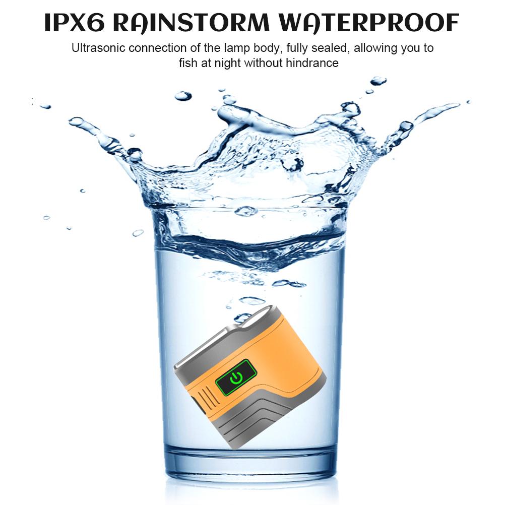 COB Flood Headlamp Sensor  Flashlight LED Waterproof Headlight for Outdoor Fishing Running Cycling Camping