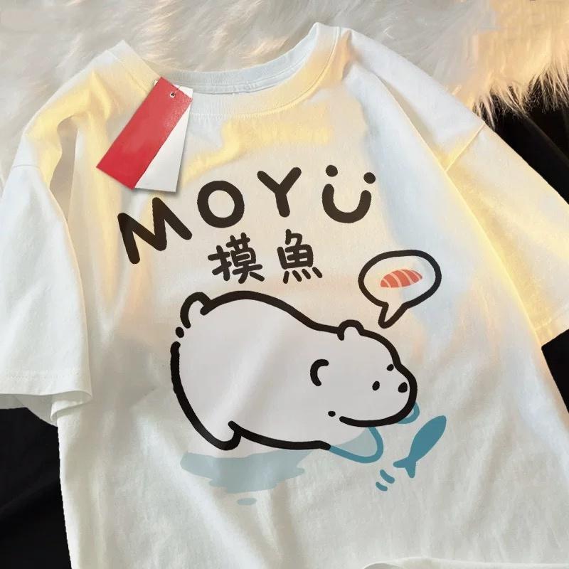 Voice Call Cat Japanese Style T Shirt Men Women Fashion Tshirts Summer Tops Cotton Loose Street Hip Hop T-Shirts 5XL