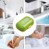 1PC Portable Soap Tray Leakproof Household Bathroom Drain Tray Bathroom Soap Box with Lid for Camping Traveling Business