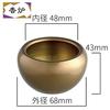 Buddhist Altar Utensils Silma Amber Brown 6 Pieces Dimensions Modern Buddhist Altar Utensils Copper Brass Round Cute Mini Buddhist Altar Utensils Set