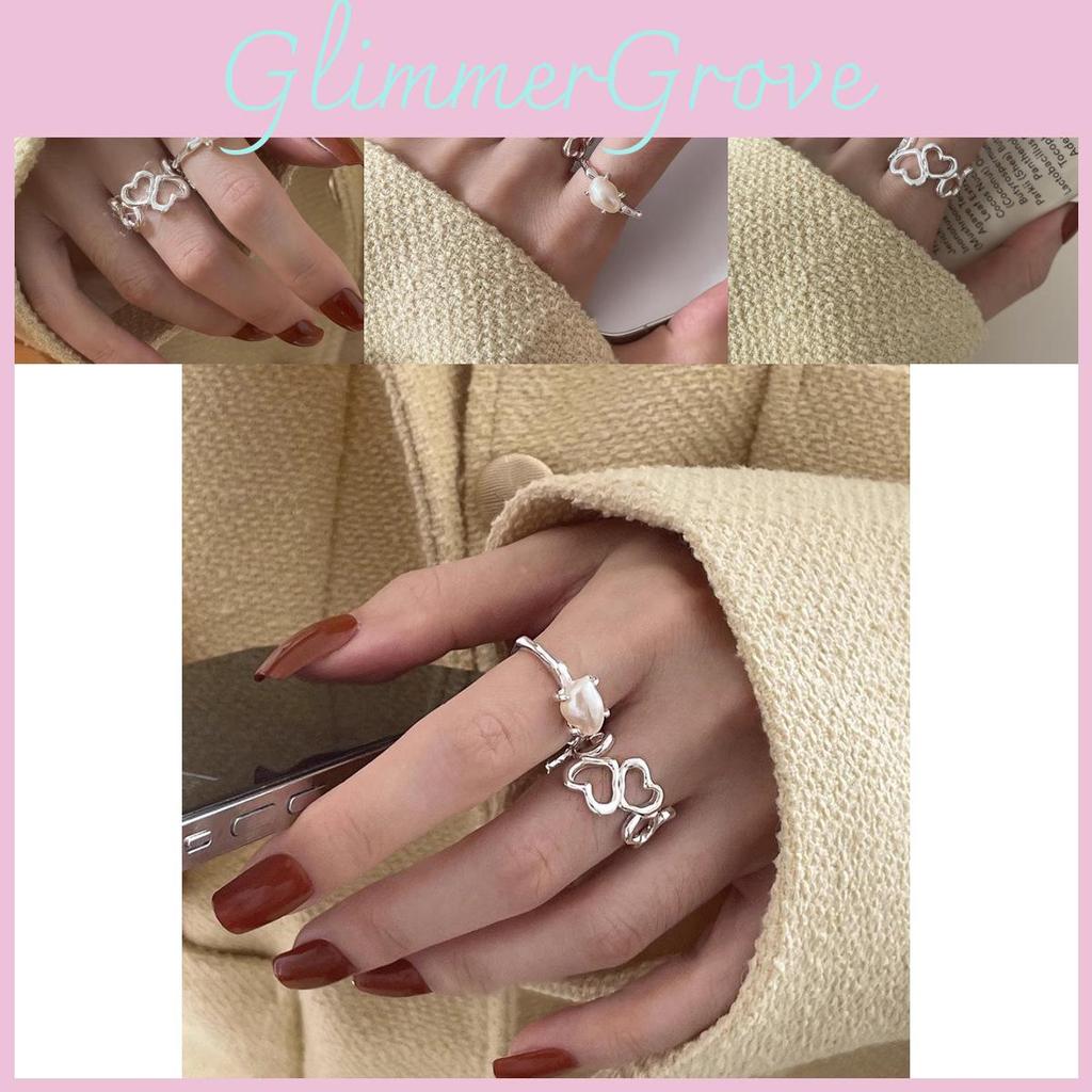 Minimalist Heart-shaped Ring For Women In Stylish Copper For 2024 Spring Fashion