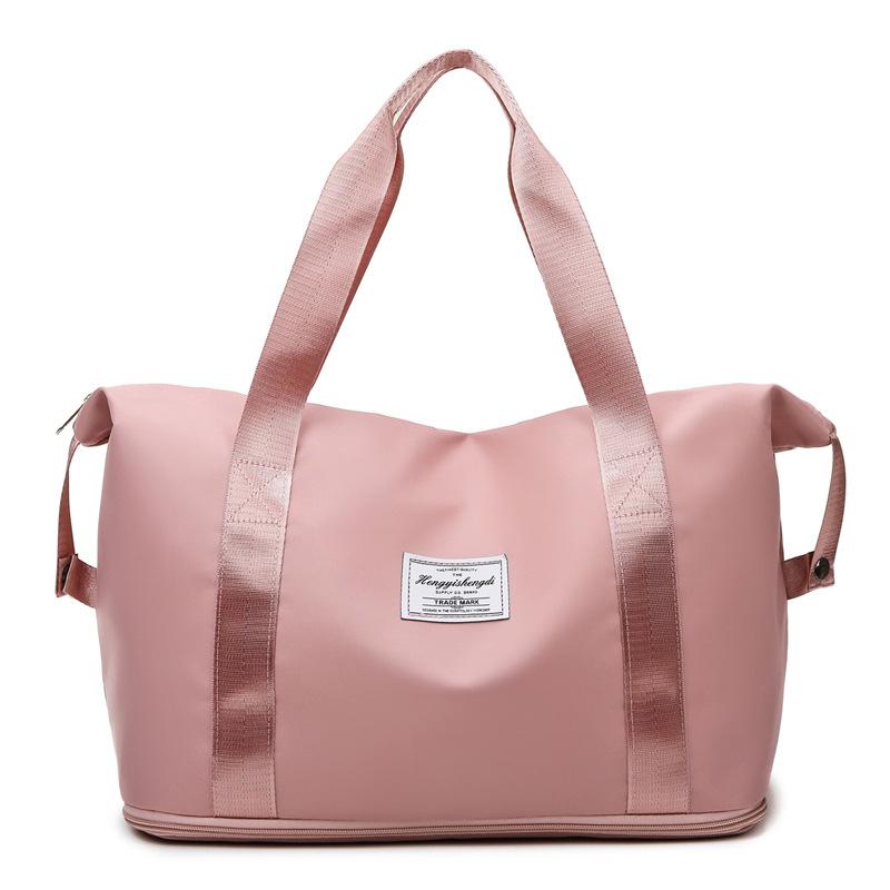 Dry and wet separation sports portable shoulder bag yoga fitness bag large capacity travel bag