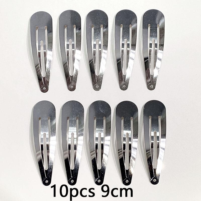 10/20/30pcs/set Women Silver Gold Black Waterdrop Shape Basic Alloy Hair Clips BB hairpins Barrettes Fashion Hair Accessories