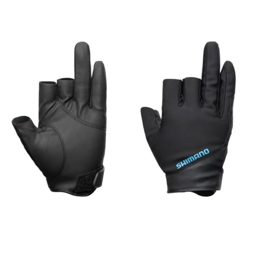 

SHIMANO 01 Basic Warm Gloves, 3-Piece Cut, GL-070Y, Black, Size S