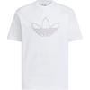 Adidas Originals Ss25 Grfx Q1 Brand Logo Round Neck Sports Short Sleeve T-Shirt Unisex Tops KE4011