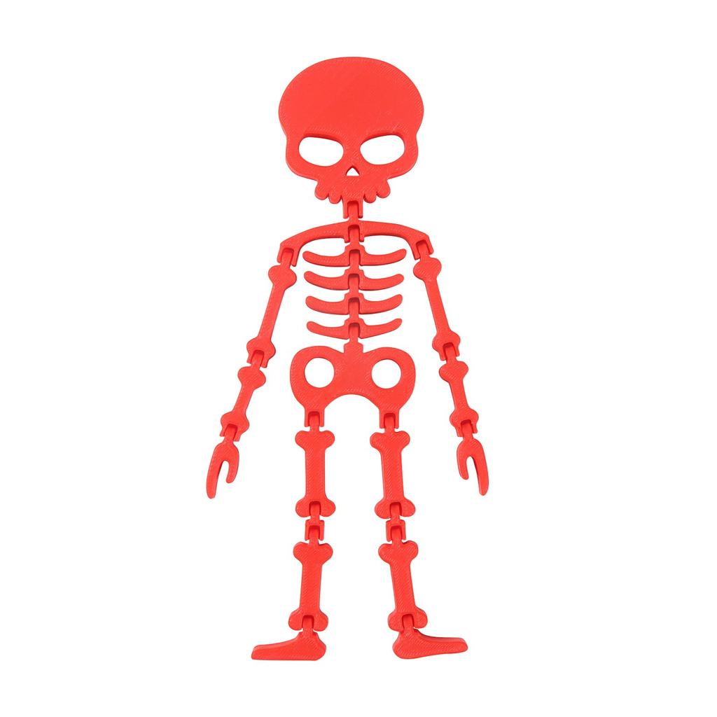 3D Printed Flexi Skeleton Halloween Super Invincible Abstract Creative Ornaments Decorative For Adult And Kids
