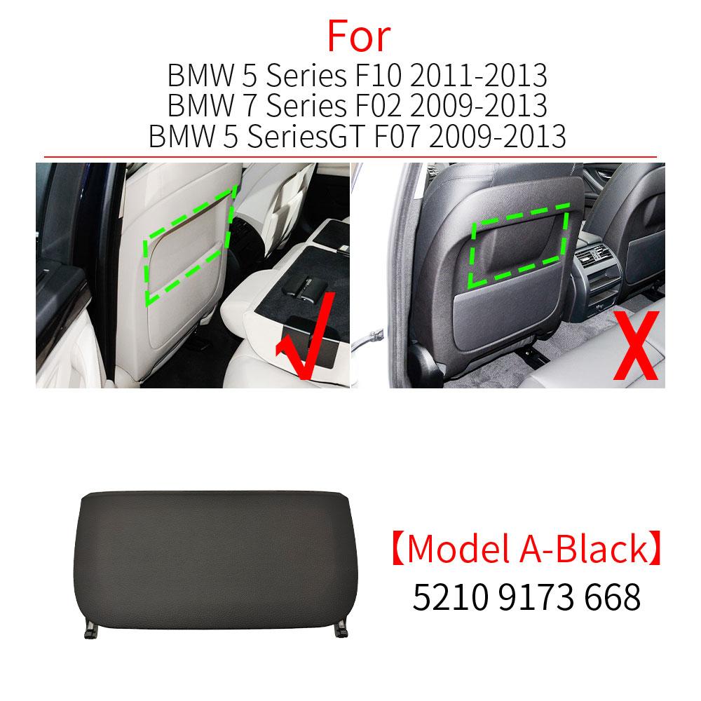 Für BMW F10 F10 F06 F07 F02 Auto-Rücksitzlehnen-Panel Leder-Rückenlehnen-Aufbewahrungstaschen-Abdeckung Zubehör für BMW 5 6 7 Serie 520 630 740