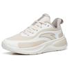 Anta Comfortable Shock Absorbing Wear Resistant Breathable Low Top Running Shoes Women Sneakers White Gray 122245571-2