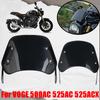 For VOGE 500AC 525AC 525ACX AC525X ACX525 525 ACX Motorcycle Accessories Retro Windscreen Windshield Wind Screen Deflector Guard