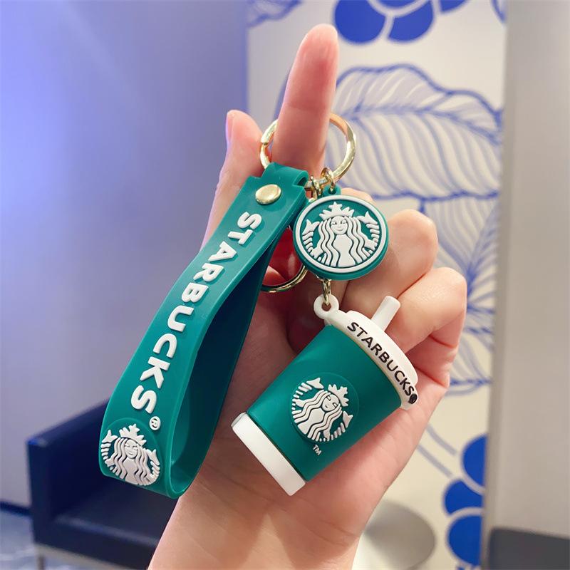 Breloc Creativ Cana Ceai cu Lapte Păpușă Ursuleț Drăguță Breloc Pandantiv Geantă Jucărie din Aparat Cadou