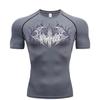 2025 Maglietta a Compressione Uomo Manica Corta Magliette Sportive Fitness Corsa Abbigliamento Sportivo Uomo Palestra Elastica Asciugatura Rapida Maglietta da Jogging RL0659