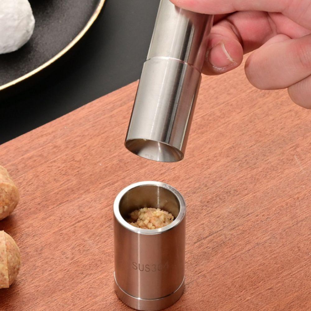 Stainless Steel Glutinous Rice Ball Stuffing Mold Easy-release Mold Detachable Glutinous Rice Ball Stuffing Maker DIY Efficient