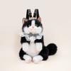 Cute Plush Kitten Backpack Simulated Animal Shoulder Bag Popular Gifts For Girls Sweet Y2k Backpack Creative Cartoon School Bag