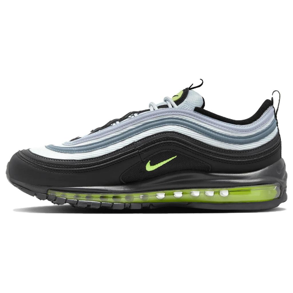 Nike Air Max 97 Icons - Scarpe da ginnastica Neon da uomo Nere Pure-Bianco platino DX4235-001