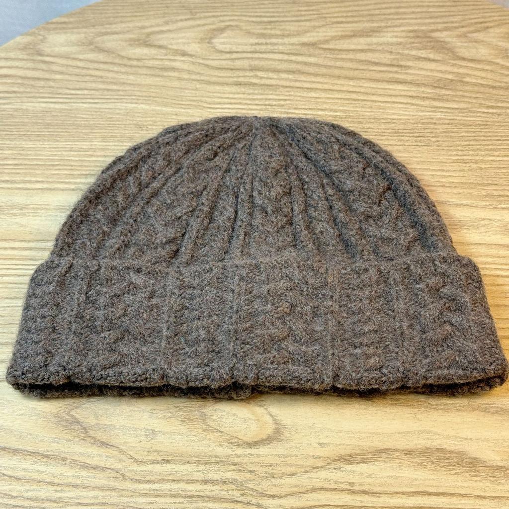 Twist Knitted Hat Men's Ear Protection Plus Plush Woolen Hat Korean Version Winter Grandpa Old Man Middle Aged and Elderly Warm Hat Trend