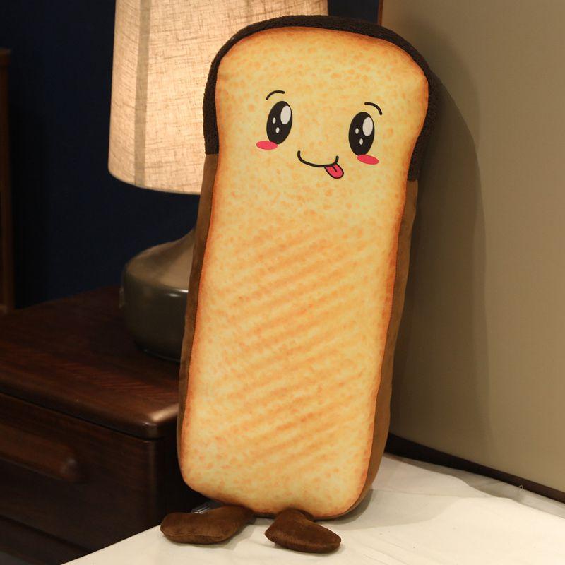 Comfortable Plush Toy For Sleeping Or As Sofa Cushion Simulation Bread Design