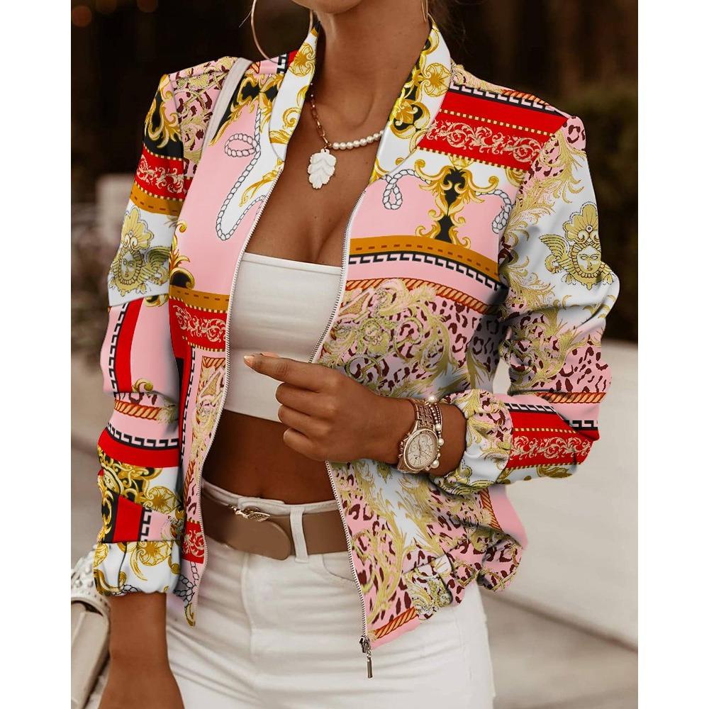 HNXC Women's Fashion Casual Summer Solid Color Print Long Sleeve Blouses & Shirts