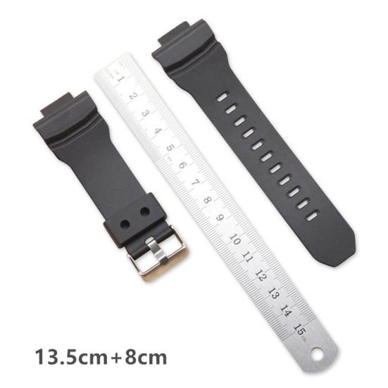 Watch Band Waterproof Sweat-proof Non-fading Durable Wear-resistant Breathable Soft Smart Wristwatch Strap Replacement for GA-150/200/201/300/310/GLX