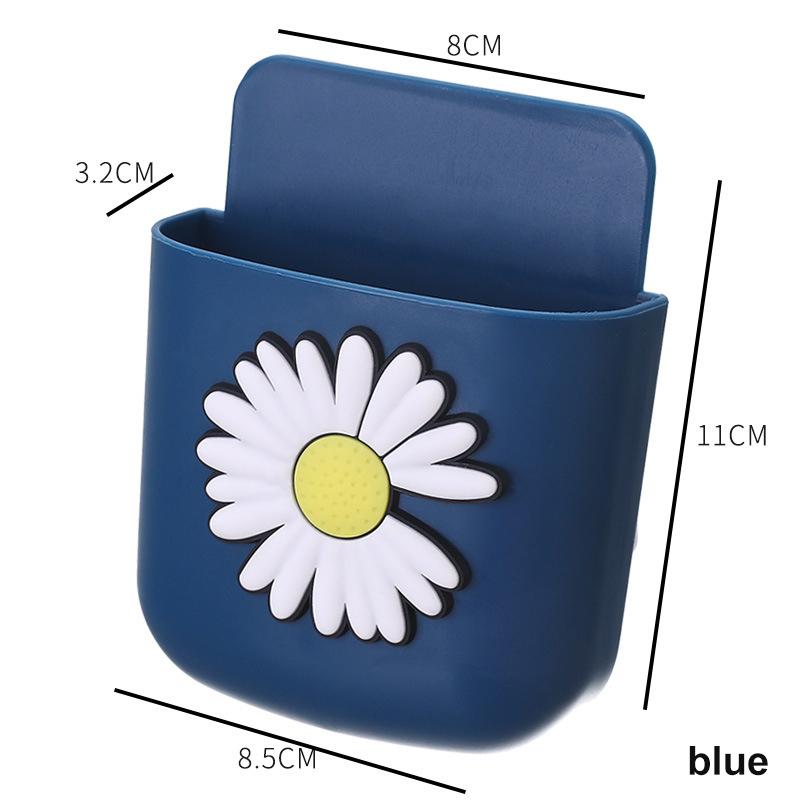 Scatola portaoggetti impermeabile per cellulare da parete Design con retro adesivo senza fori TV per la casa Aria
