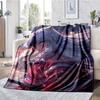 Inuyasha Theme Printed Blanket - Perfect for Couch, Bed, Travel & Outdoor Use | Machine Washable, Cozy & Durable.