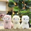 European Mink Alpaca Bow Tie Alpaca Rainbow Alpaca Plush Toy Bag Keychain Pendant